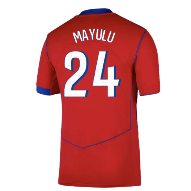 2025-2026 PSG Third Shirt (Mayulu 24)-Football Jersey Hub