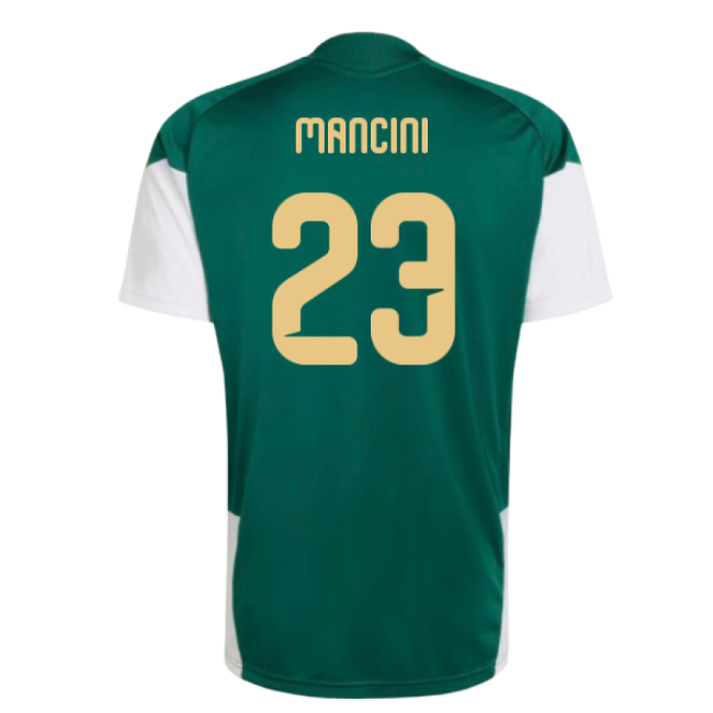 2026-2027 Italy Training Jersey (Green) (Mancini 23)-Football Jersey Hub