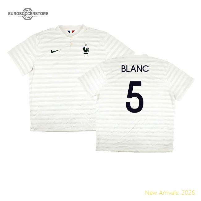 France 2014-15 Away Shirt ((Very Good) XXL) (Blanc 5)-Football Jersey Hub