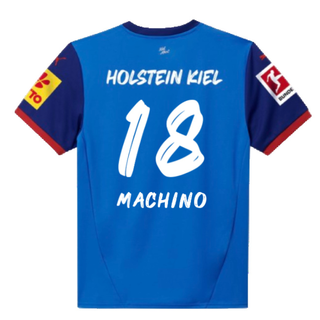 2024-2025 Holsten Kiel Home Shirt (Machino 18)-Football Jersey Hub