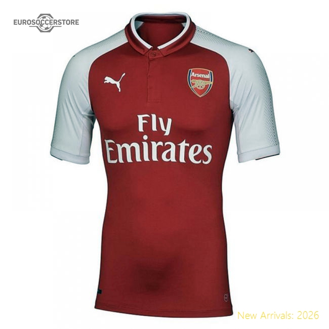 2017-2018 Arsenal Puma Home Authentic Football Shirt-Football Jersey Hub