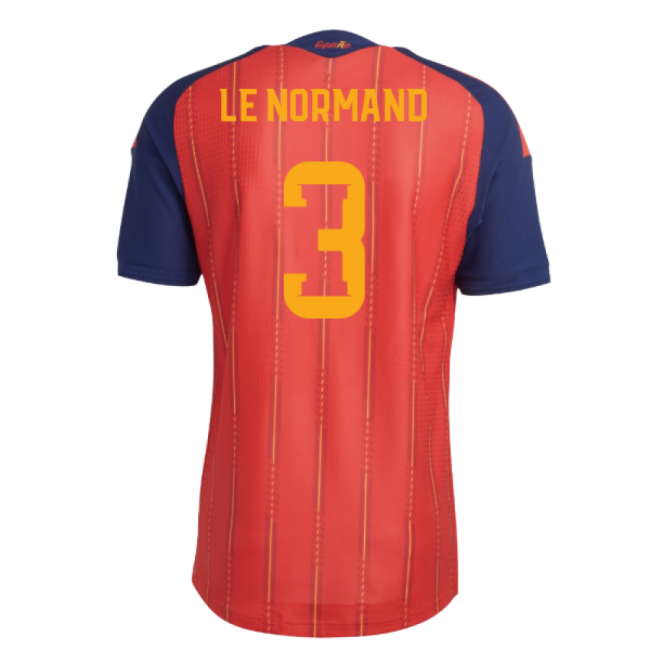 2026-2027 Spain Authentic Home Shirt (Le Normand 3)-Football Jersey Hub