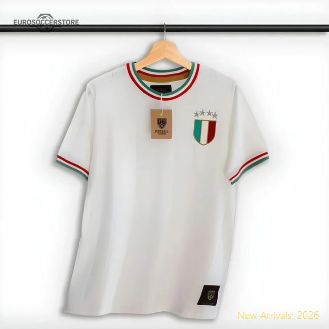 Italy Gli Azzurri Away Retro Football Shirt-Football Jersey Hub