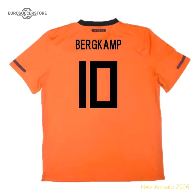 Holland 2010-11 Home Shirt ((Excellent) S) (Bergkamp 10)-Football Jersey Hub
