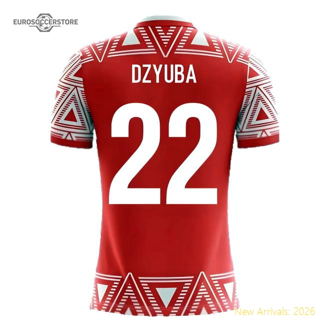 2025-2026 Russia Airo Concept Home Shirt (Dzyuba 22)-Football Jersey Hub