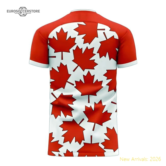 Canada 2025-2026 Home Concept Football Kit (Libero) - Baby-Football Jersey Hub