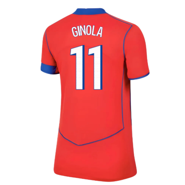 2025-2026 PSG Third Shirt (Womens) (Ginola 11)-Football Jersey Hub