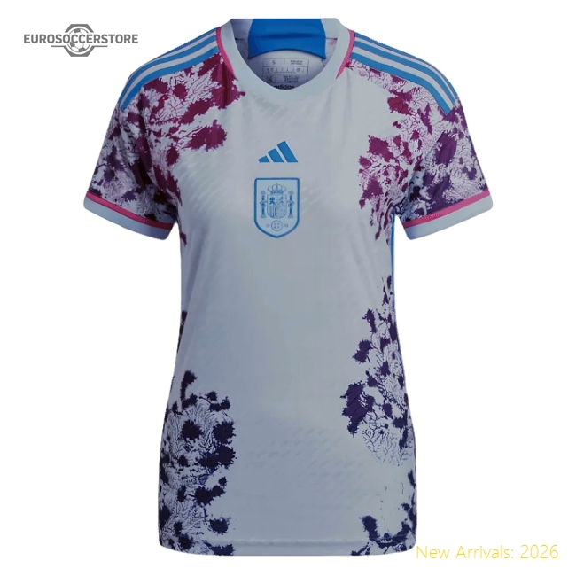 2023-2024 Spain Authentic Away Jersey - Ladies-Football Jersey Hub