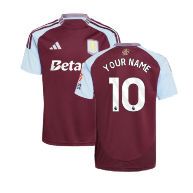 2024-2025 Aston Villa Home Shirt (Your Name)-Football Jersey Hub