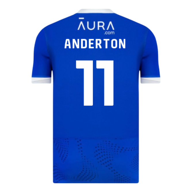 2025-2026 Portsmouth Home Shirt (Anderton 11)-Football Jersey Hub