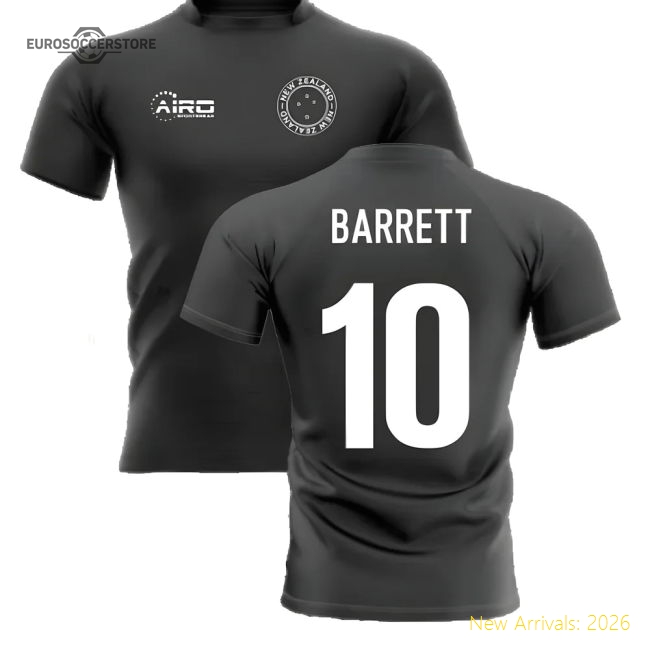 2025-2026 New Zealand Home Concept Rugby Shirt (Barrett 10)-Football Jersey Hub