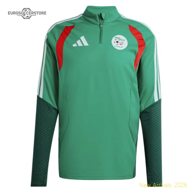 2026-2027 Algeria Training Top (Green)-Football Jersey Hub
