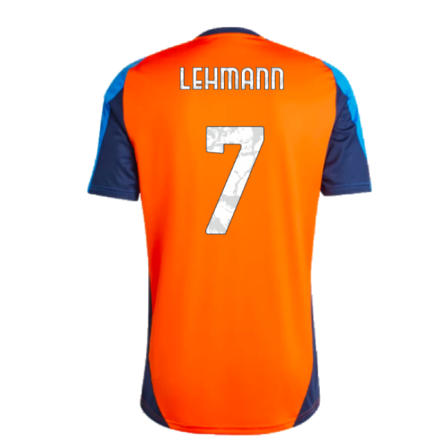 2024-2025 Juventus Training Jersey (Orange) (Lehmann 7)-Football Jersey Hub