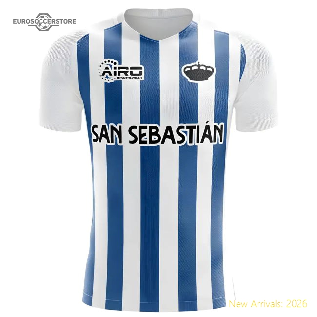 2025-2026 Real Sociedad Home Concept Football Shirt-Football Jersey Hub