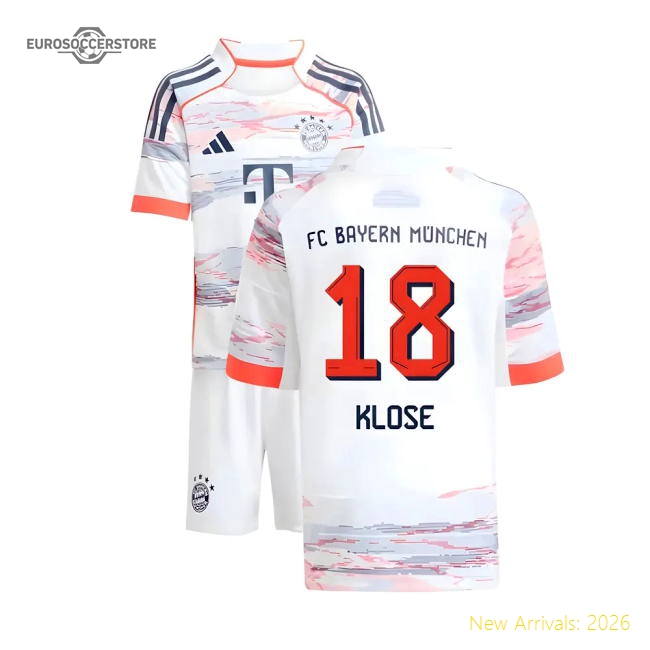 2025-2026 Bayern Munich Away Mini Kit (Klose 18)-Football Jersey Hub
