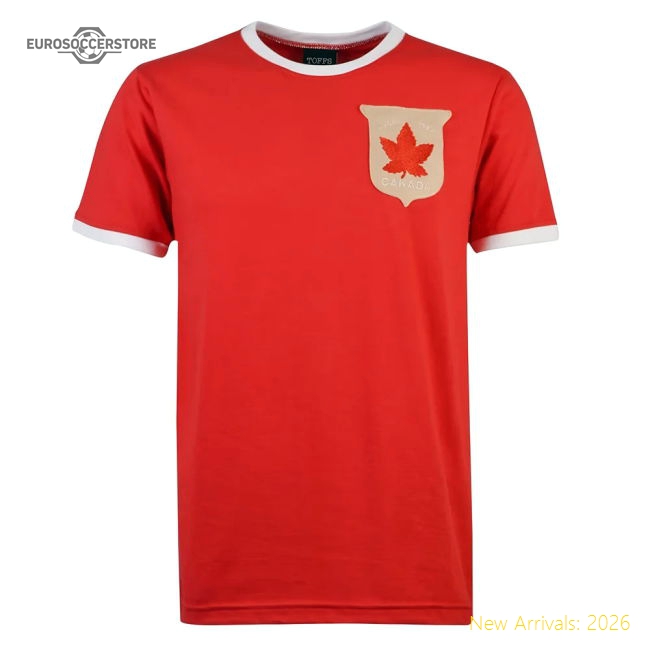 Canada Rugby T-Shirt - Red/White-Football Jersey Hub