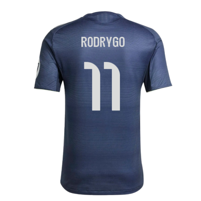 2025-2026 Real Madrid Authentic Away Shirt (Rodrygo 11)-Football Jersey Hub
