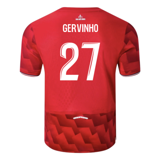 2025-2026 Lille Home Shirt (Gervinho 27)-Football Jersey Hub