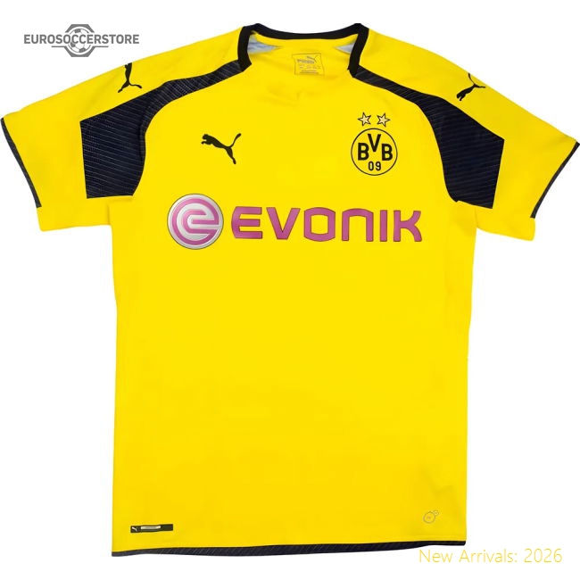 Borussia Dortmund 2016-17 Champions League Home Shirt (Excellent)-Football Jersey Hub
