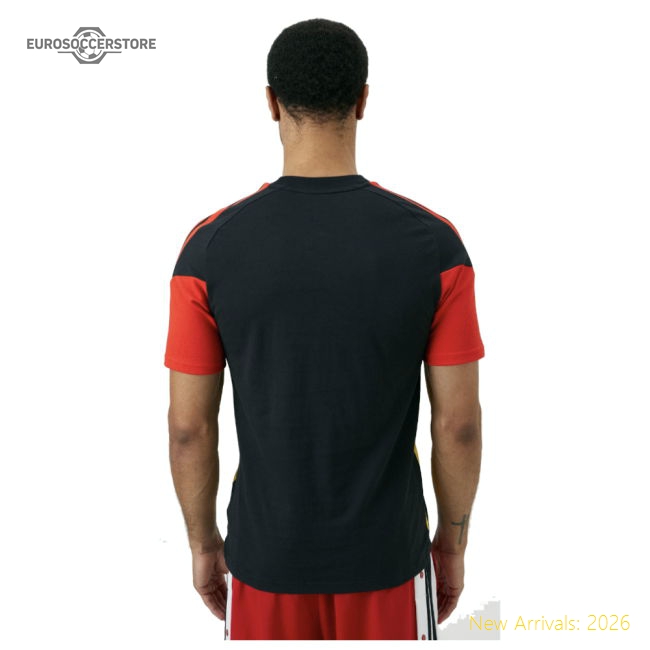 2026-2027 Belgium Training Tee (Black)-Football Jersey Hub