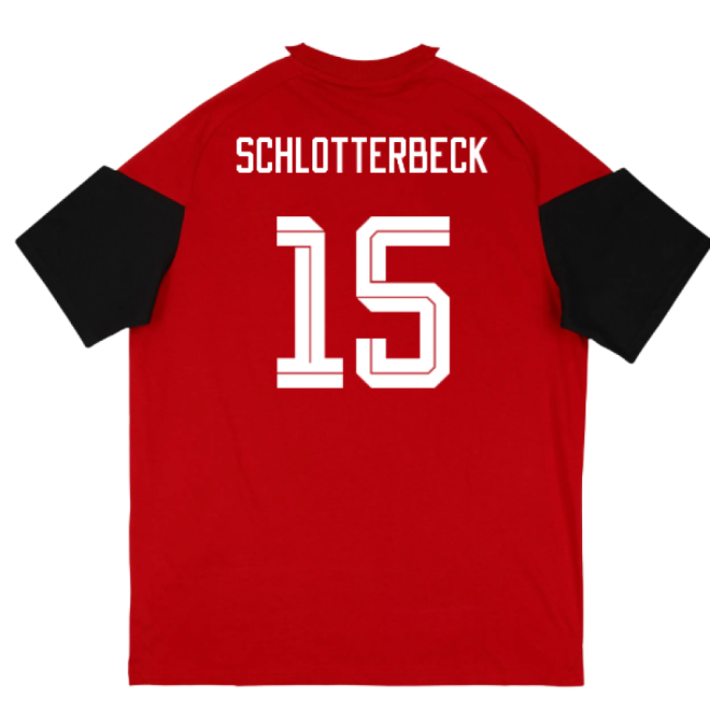 2026-2027 Germany Training Tee (Red) (Schlotterbeck 15)-Football Jersey Hub