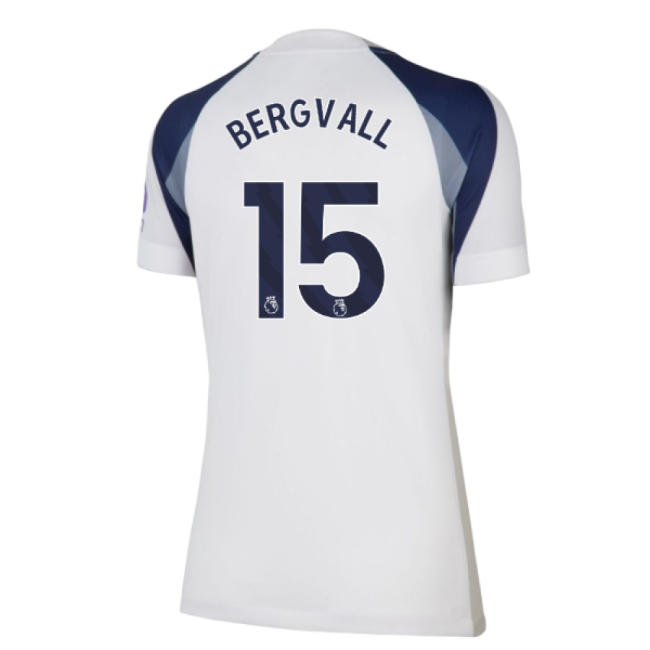 2025-2026 Tottenham Home Shirt (Womens) (Bergvall 15)-Football Jersey Hub