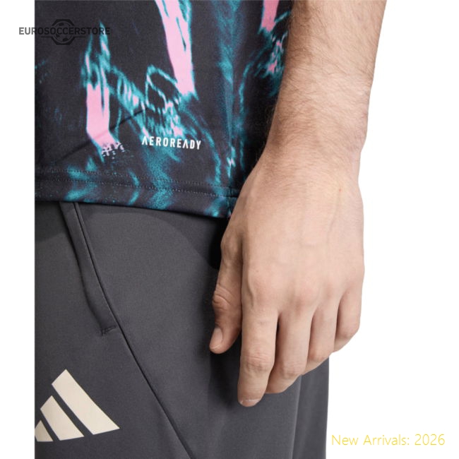 2025-2026 Liverpool Pre Match Shirt (Black)-Football Jersey Hub