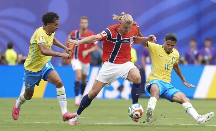 Norway vs Brazil match action
