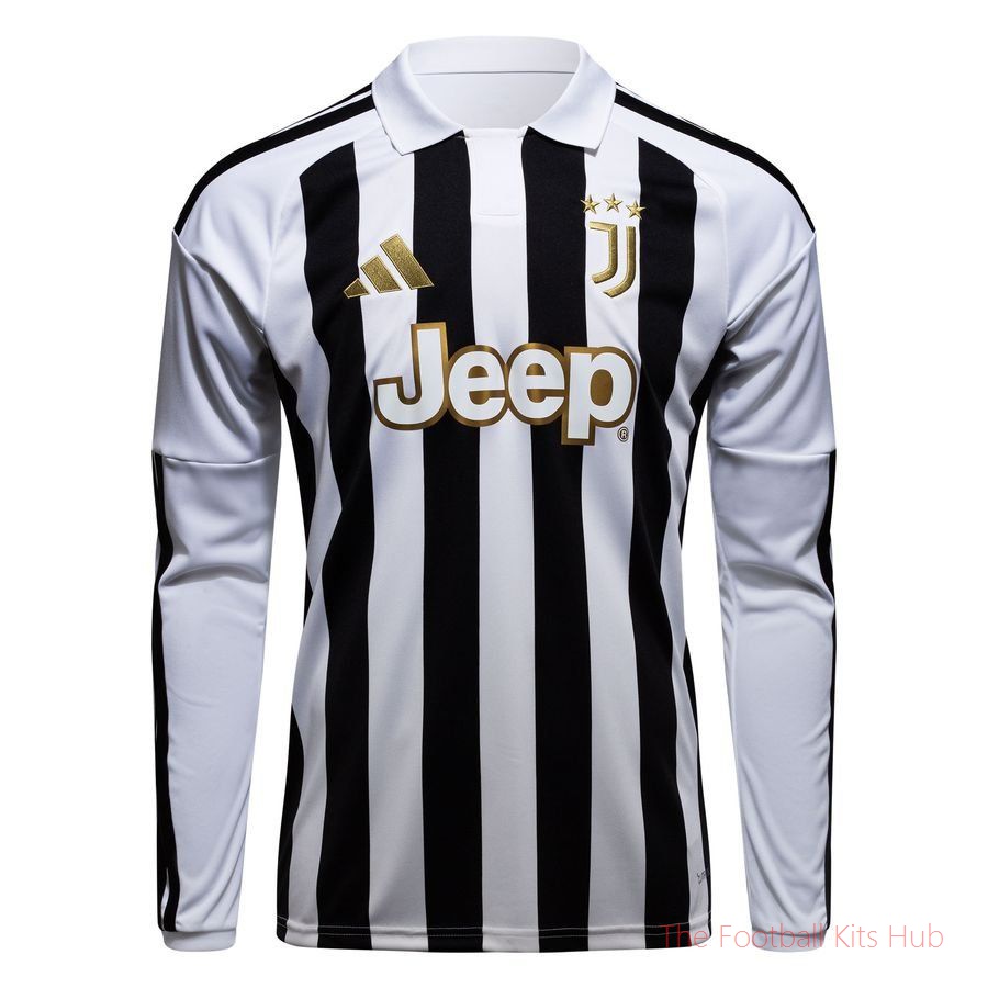 Juventus Home Shirt 2026/27 Long Sleeves-UniFootball Store