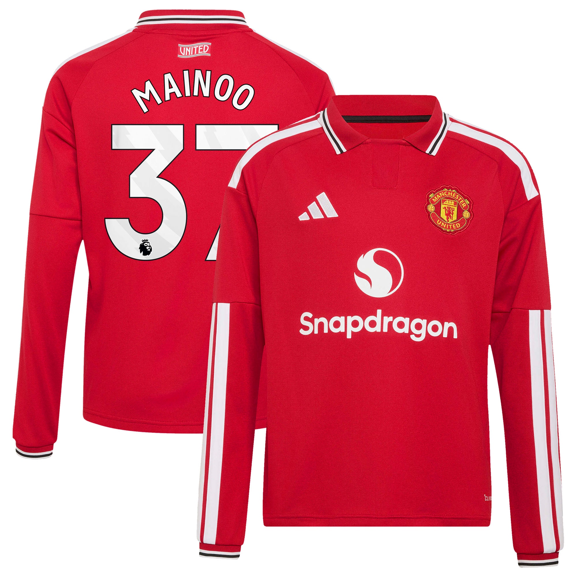Kobbie Mainoo Manchester United Home Soccer Jersey - Red | Football Jersey Hub