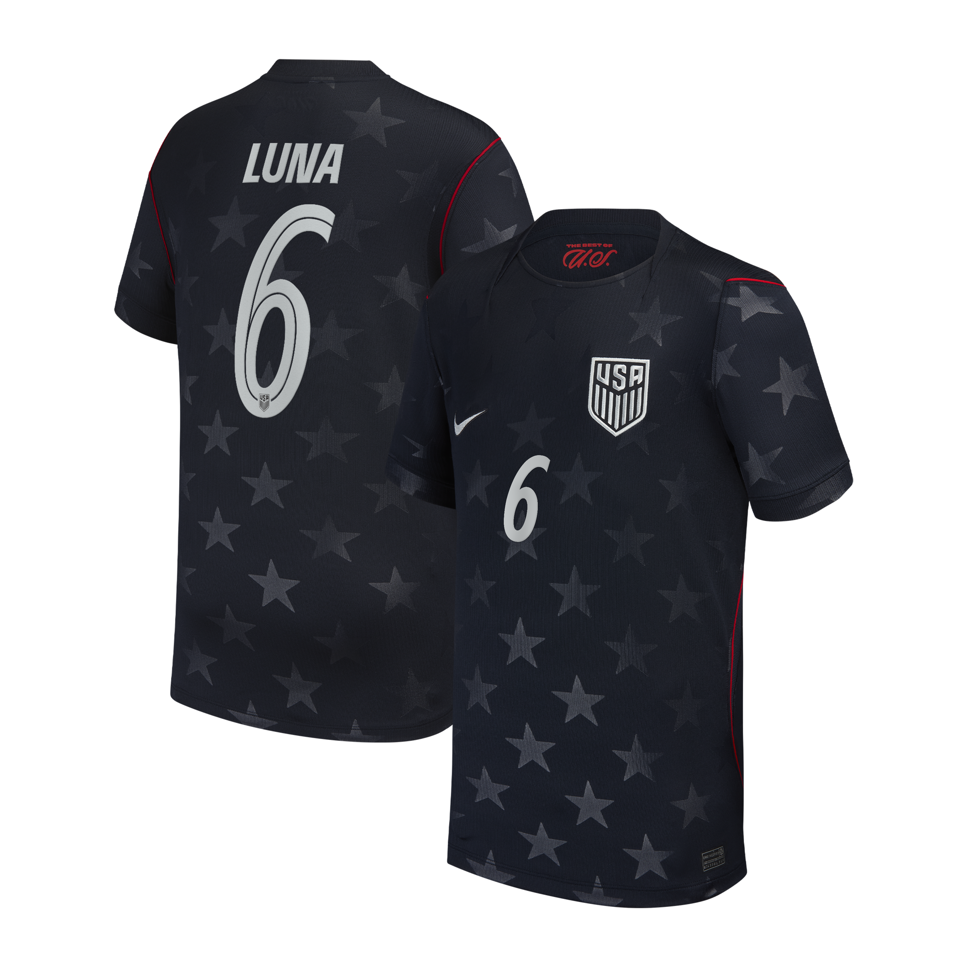 Women's Diego Luna USMNT 2026/27 Away Stadium Replica Jersey - Blue | Football Jersey Hub