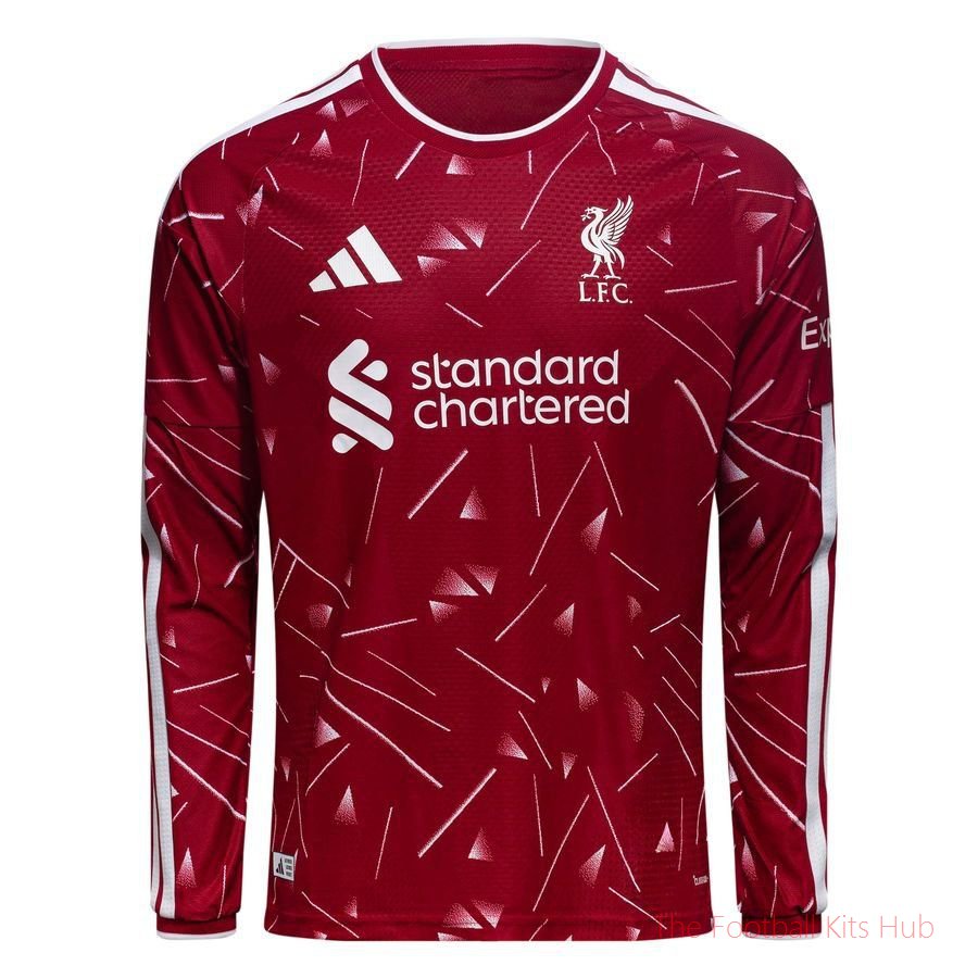 Liverpool Home Shirt 2026/27 Authentic Long Sleeves-UniFootball Store