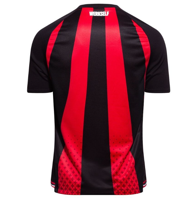 Bayer 04 Leverkusen 26-27 Home — Bayer-Arena roof perspective graphic-UniFootball Store