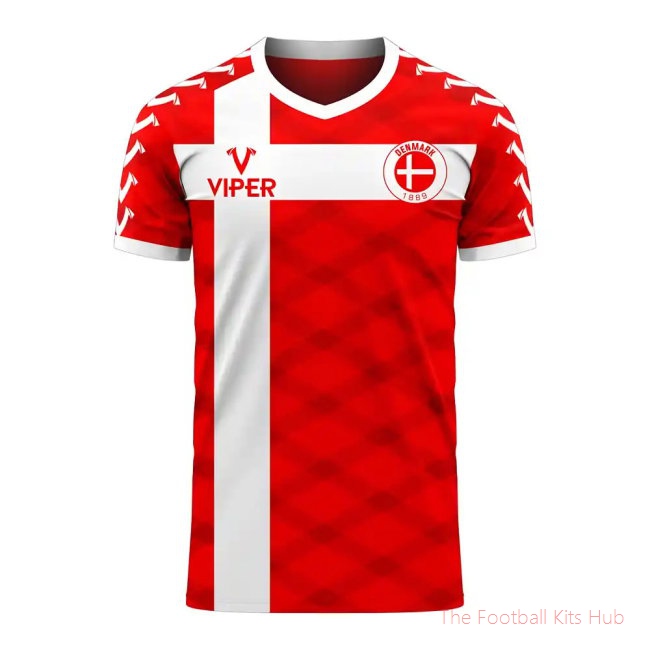 Denmark 2025/26 Home Football Kit (Viper)