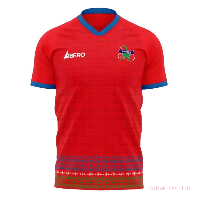 Gambia 2025/26 Home Football Kit (Libero)