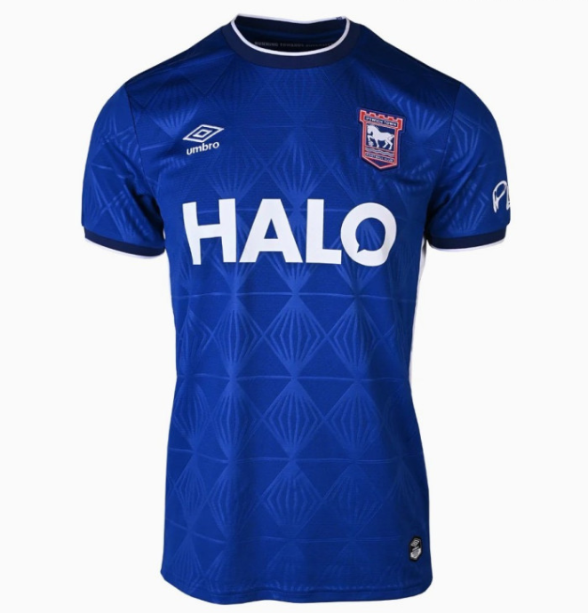 Ipswich Town 26-27 Home — Portman Road floodlight-stand lighting emboss-UniFootball Store