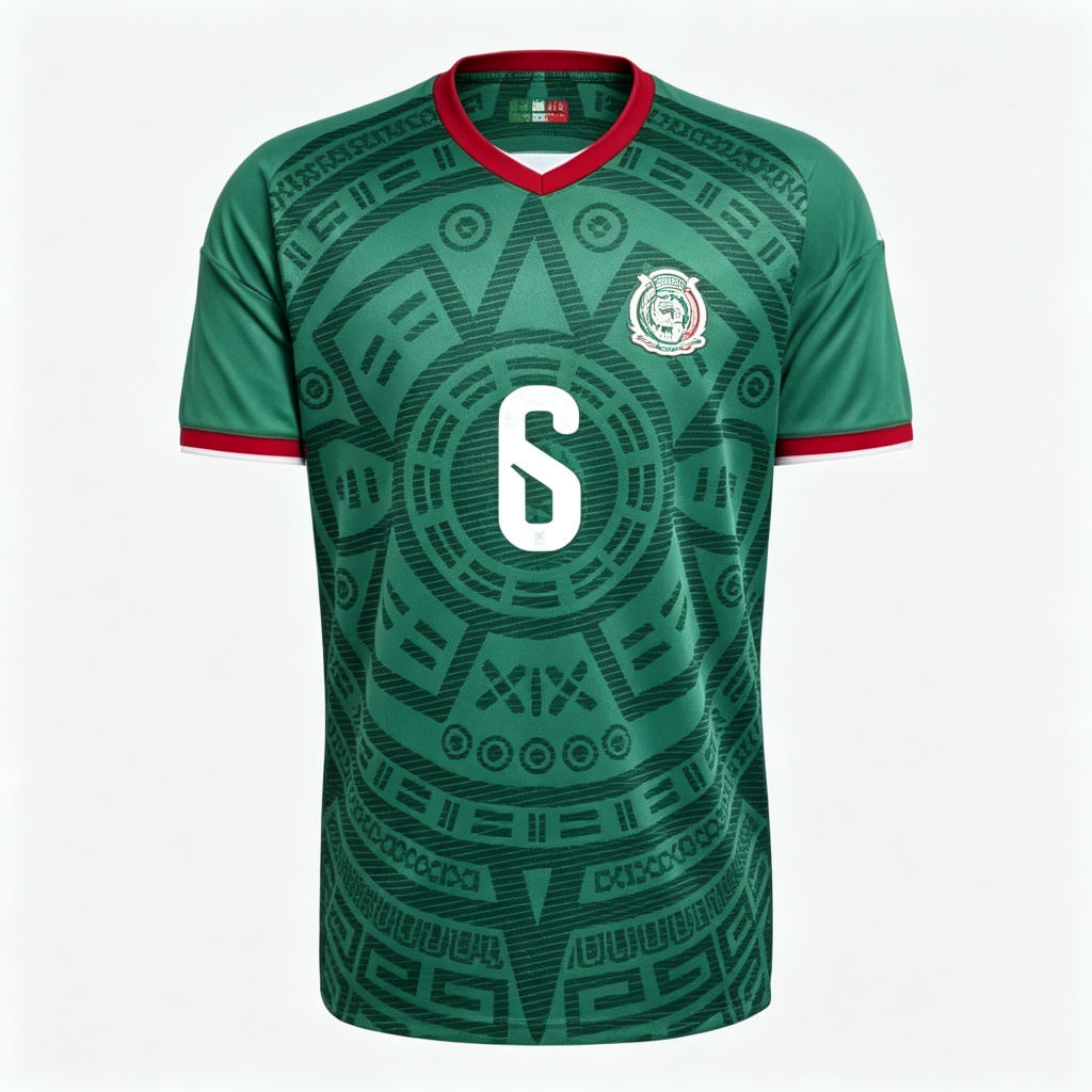 Mexico Erick Lira #6 2026 World Cup Home Jersey | UniFootball Store