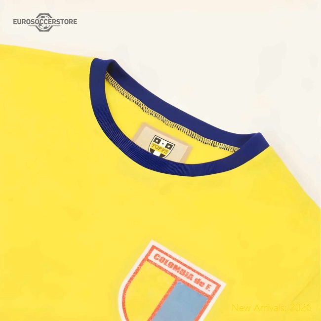 Colombia 12th Man - Yellow/Royal Ringer-Football Jersey Hub