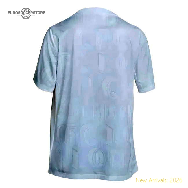 2025-2026 Chelsea Academy Pro Pre-Match Football Top (White) (Hato 21)-Football Jersey Hub