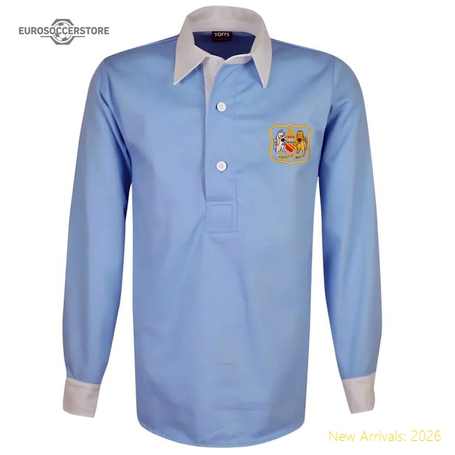 Manchester City 1940s-1950s Retro Shirt-Football Jersey Hub