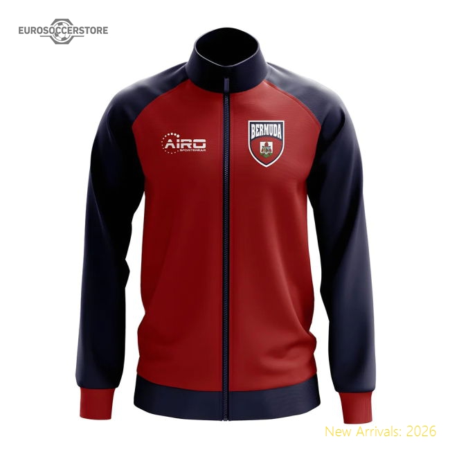 Bermuda Concept Football Track Jacket (Red)-Football Jersey Hub