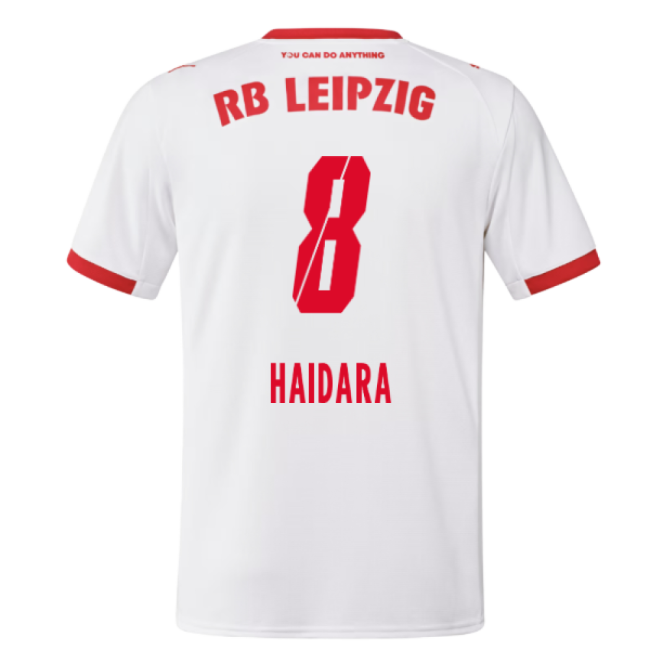 2025-2026 Red Bull Leipzig Home Shirt (Haidara 8)-Football Jersey Hub