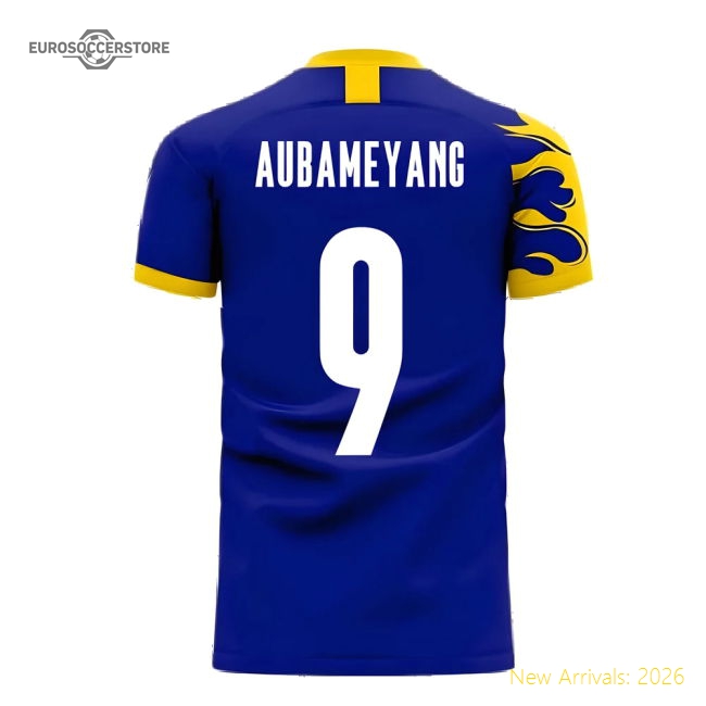 Gabon 2025-2026 Away Concept Football Kit (Libero) (AUBAMEYANG 9)-Football Jersey Hub