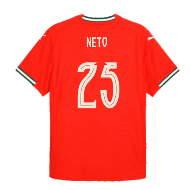2025-2026 Portugal Home Shirt (Neto 25)-Football Jersey Hub