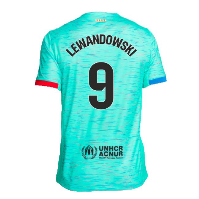 2023-2024 Barcelona Third Shirt (Lewandowski 9)-Football Jersey Hub