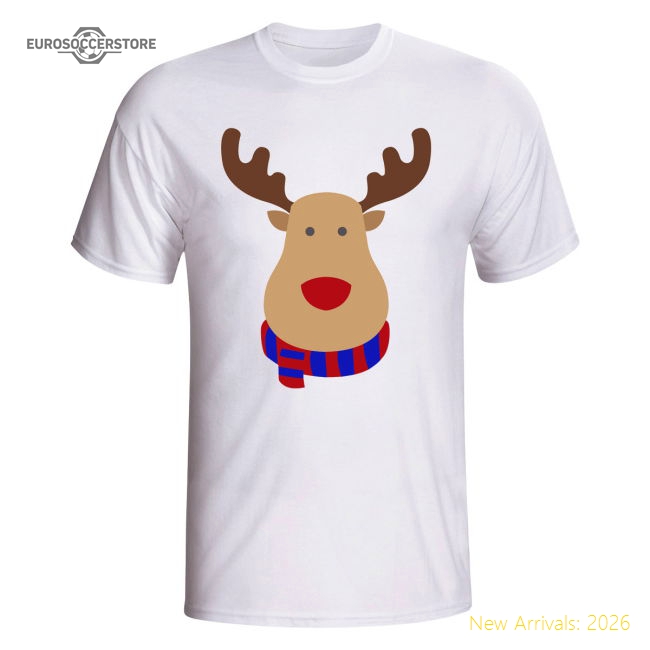 Crystal Palace Rudolph Supporters T-shirt (white) - Kids-Football Jersey Hub