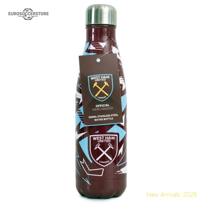 West Ham United FC Fragment Thermal Flask-Football Jersey Hub