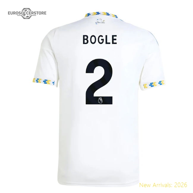 2025-2026 Leeds United Home Shirt (Bogle 2)-Football Jersey Hub