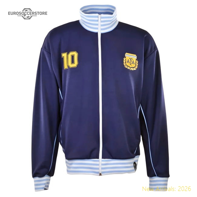 Argentina Retro Track Top-Football Jersey Hub