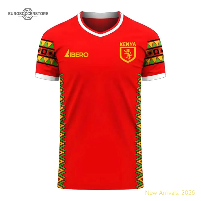 Kenya 2025-2026 Home Concept Football Kit (Libero) - Womens-Football Jersey Hub